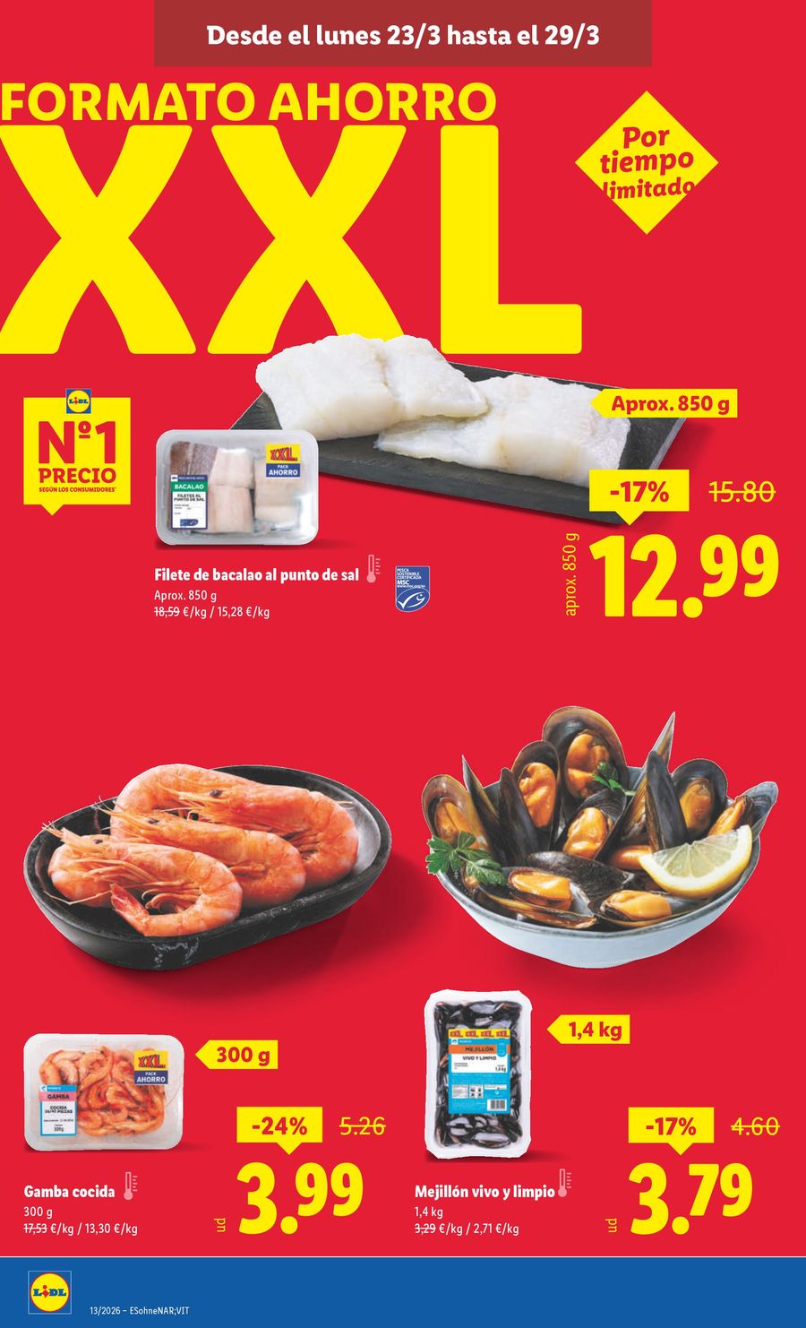 Lidl Spain offers from 23 to 29 March 2026 Weekly offers