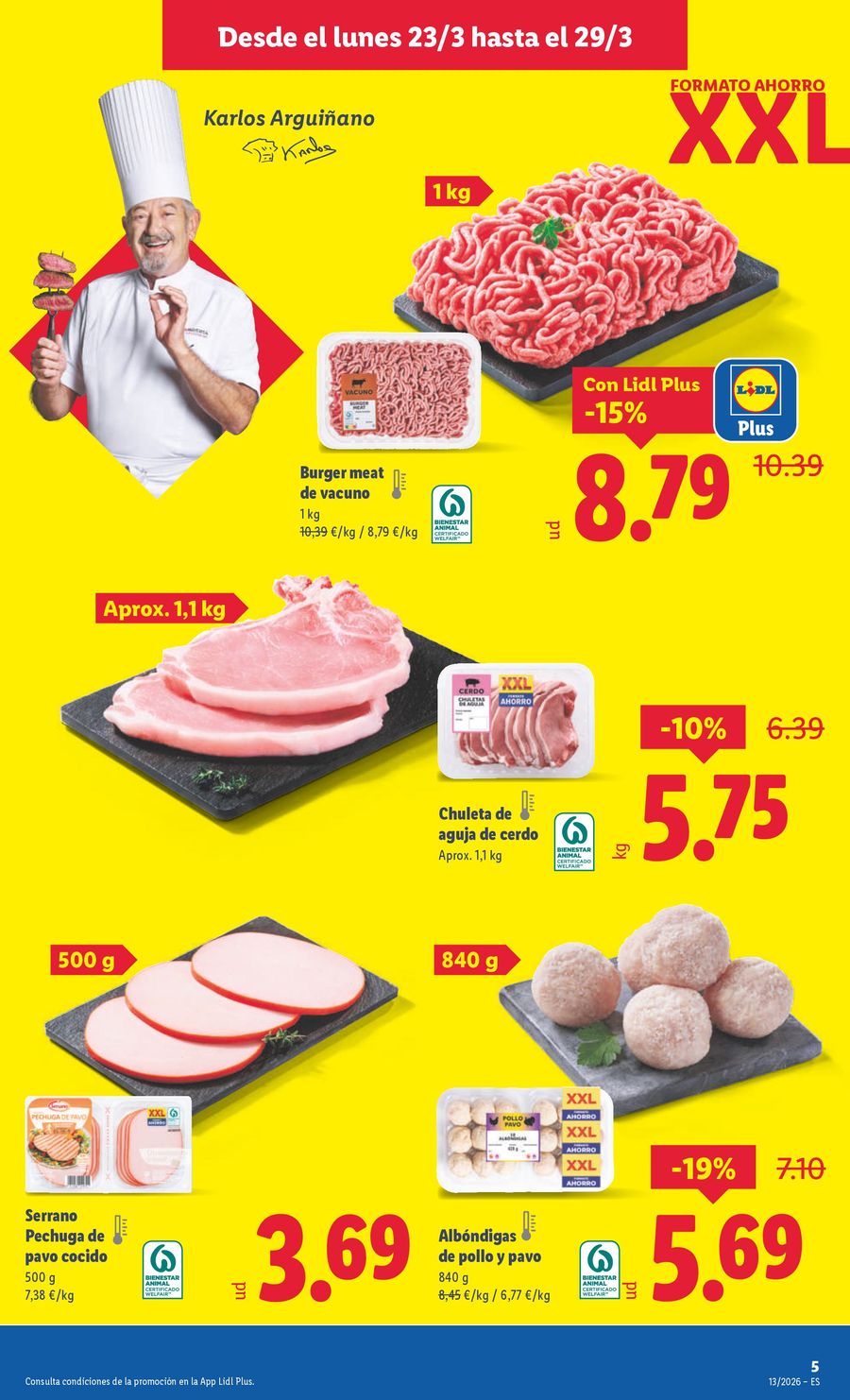 Lidl Spain offers from 23 to 29 March 2026 Weekly offers
