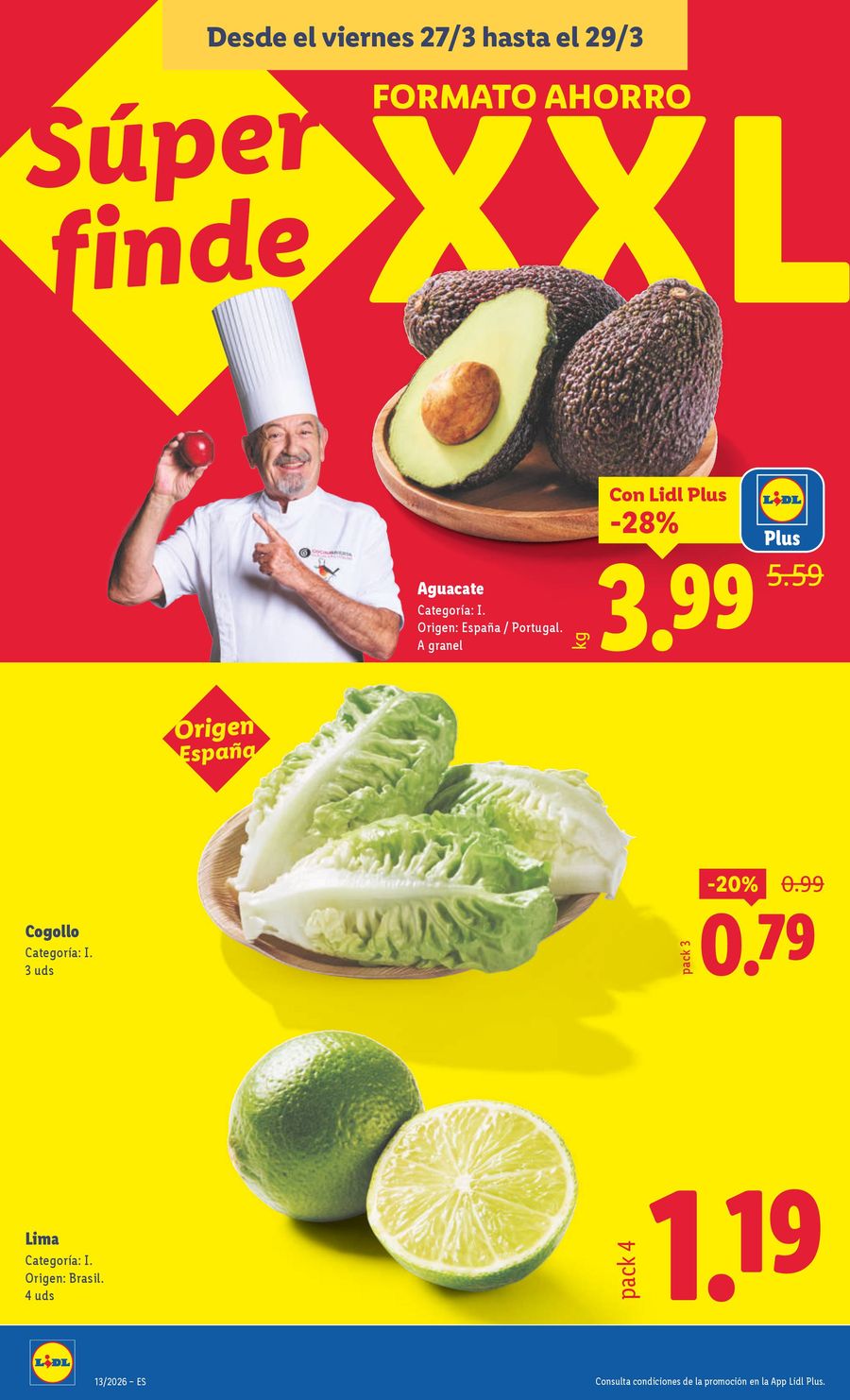 Lidl Spain offers from 23 to 29 March 2026 Weekly offers