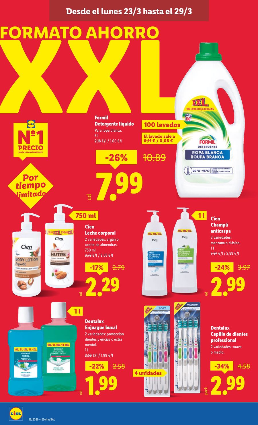 Lidl Spain offers from 23 to 29 March 2026 Weekly offers