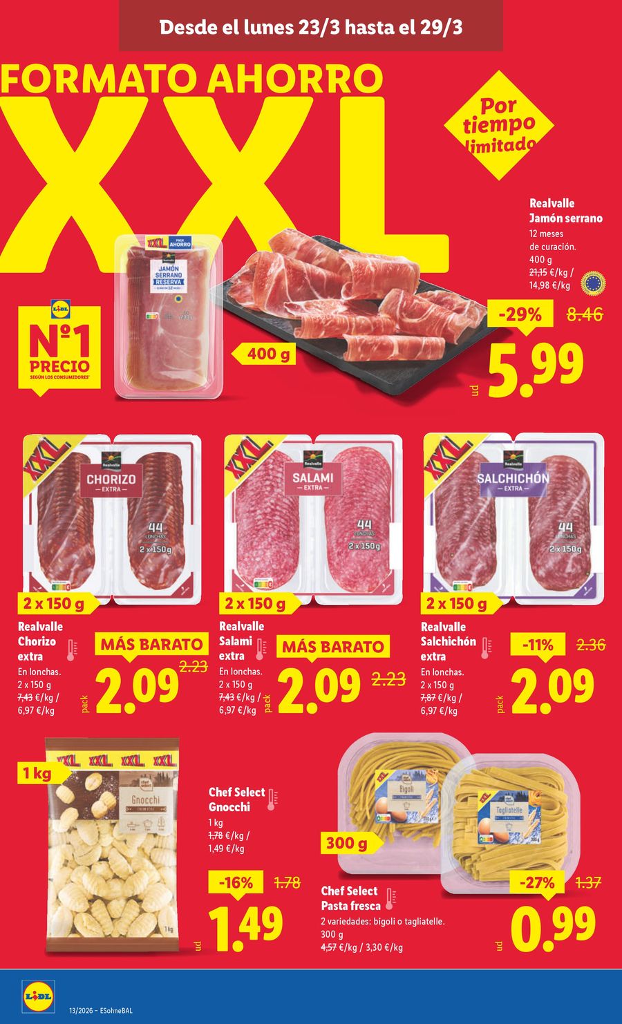 Lidl Spain offers from 23 to 29 March 2026 Weekly offers