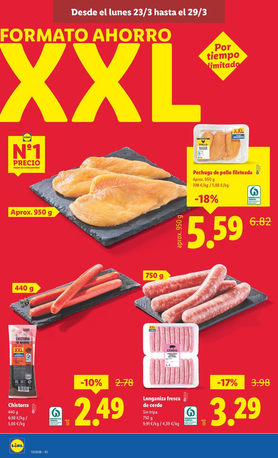 Lidl Spain offers from 23 to 29 March 2026 Weekly offers