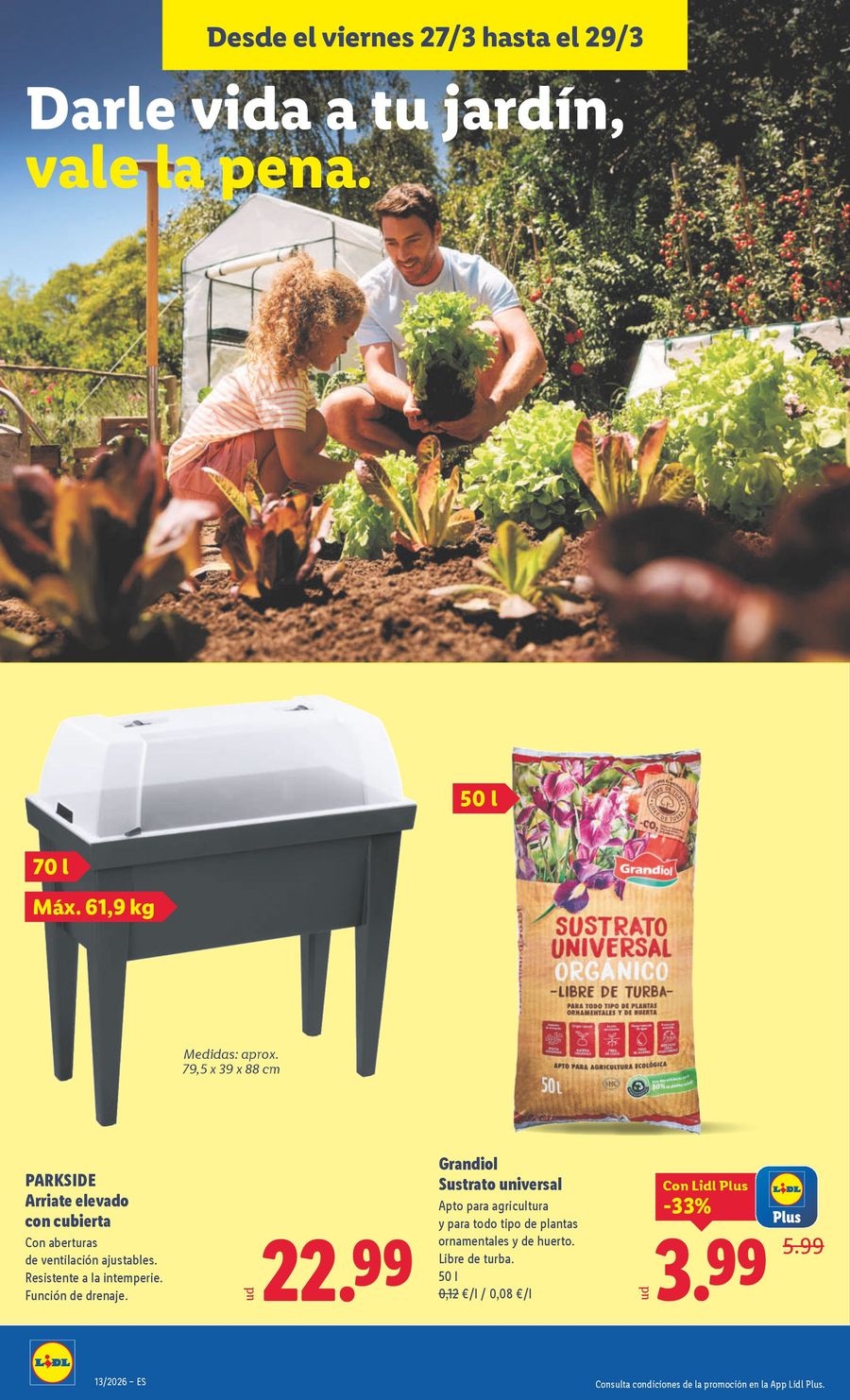 Lidl Spain offers from 23 to 29 March 2026 Weekly offers