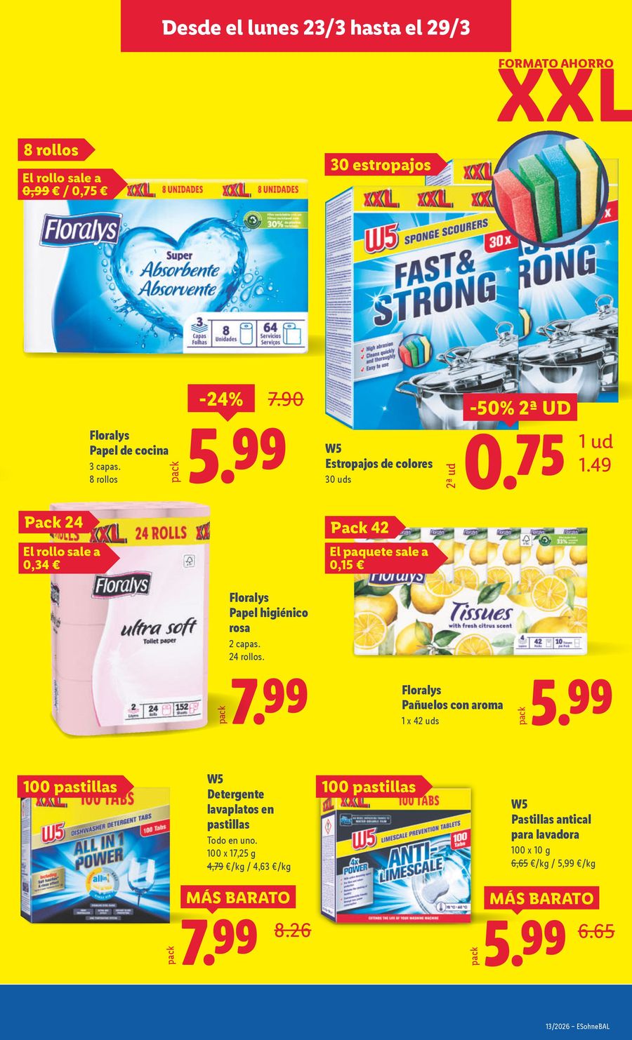 Lidl Spain offers from 23 to 29 March 2026 Weekly offers