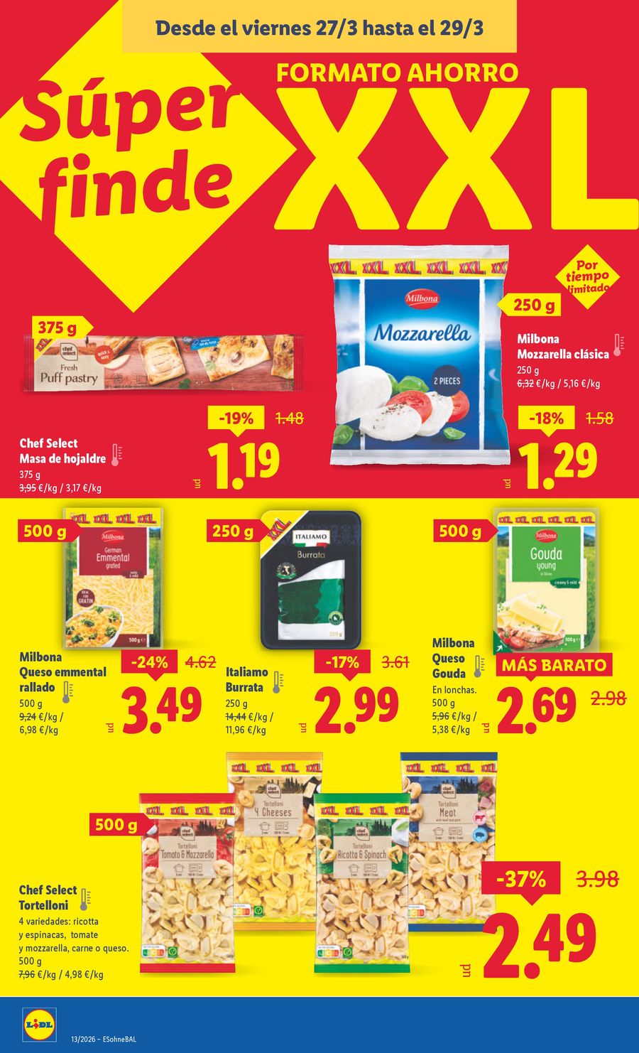 Lidl Spain offers from 23 to 29 March 2026 Weekly offers