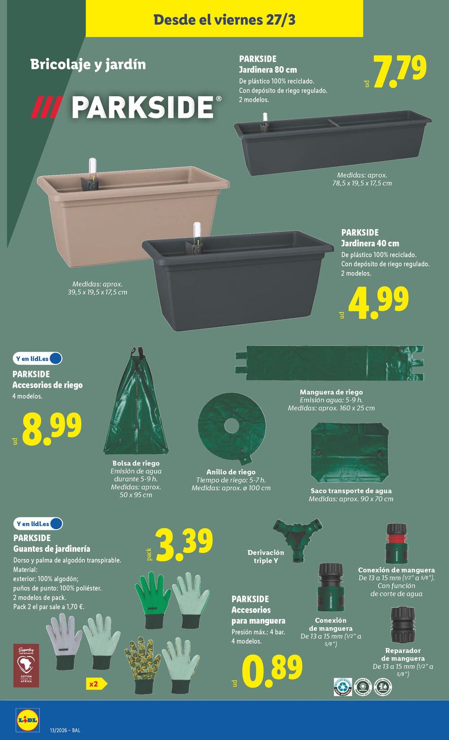 Lidl Spain offers from 23 to 29 March 2026 Bazaar Deals