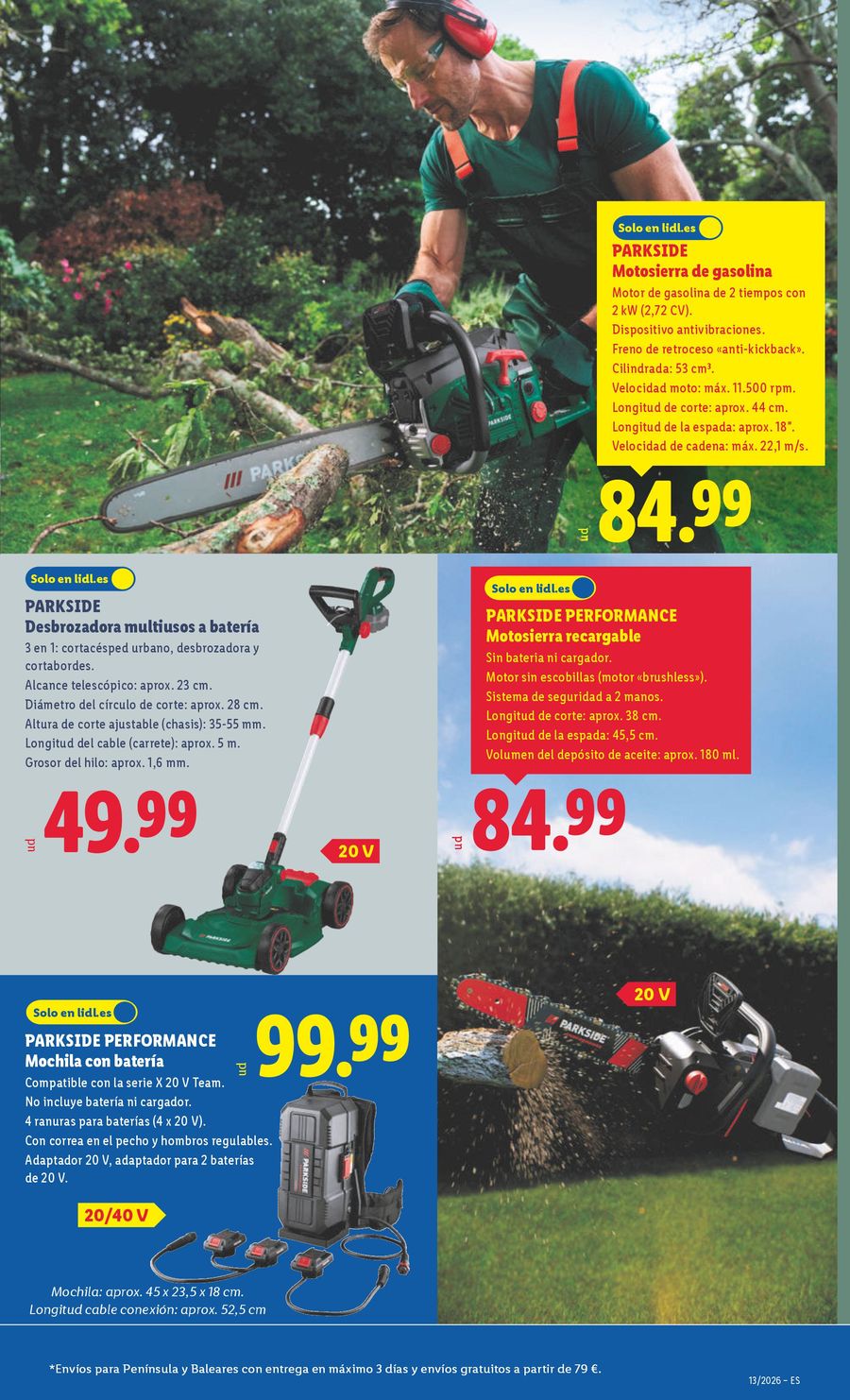 Lidl Spain offers from 23 to 29 March 2026 Bazaar Deals