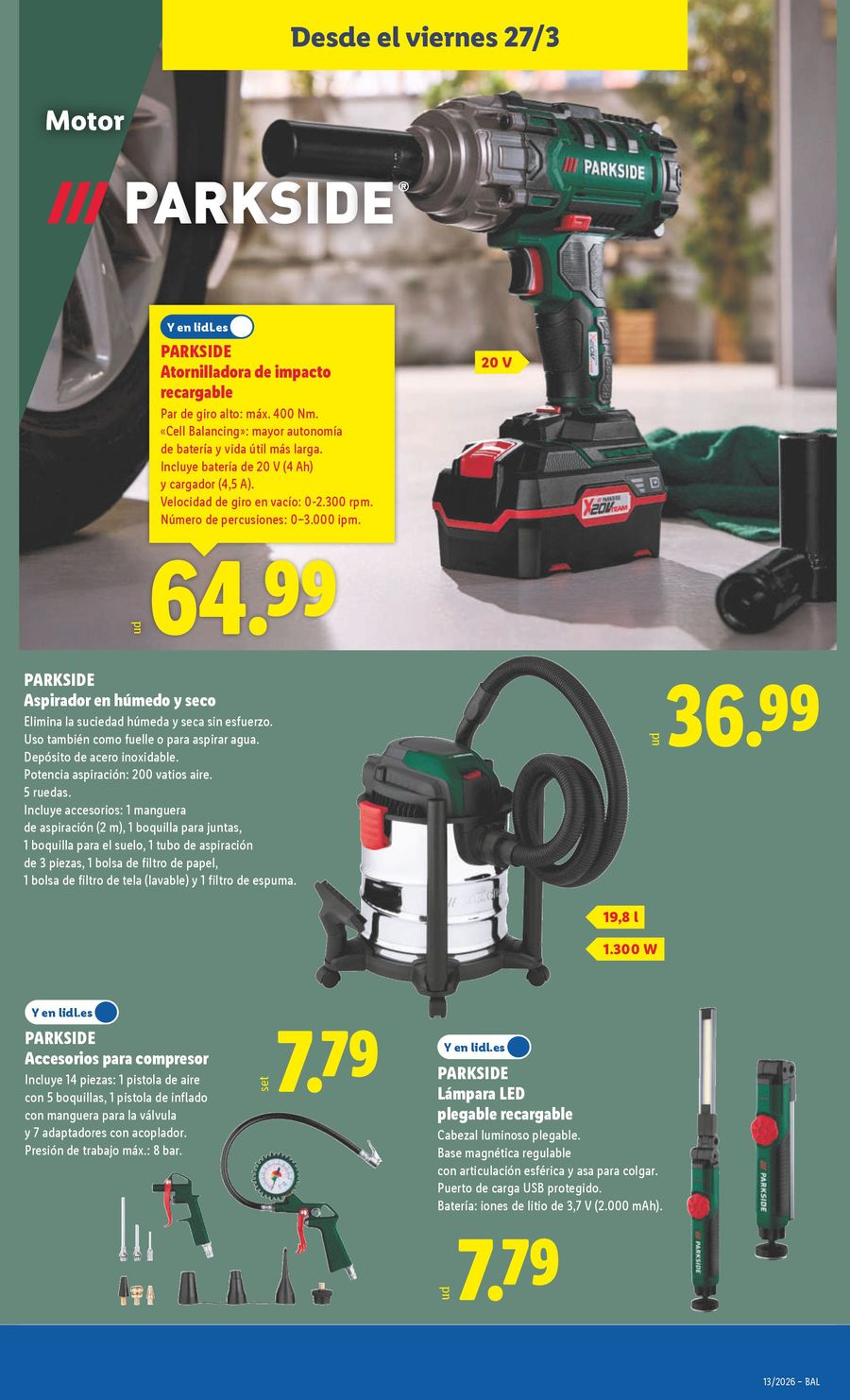 Lidl Spain offers from 23 to 29 March 2026 Bazaar Deals