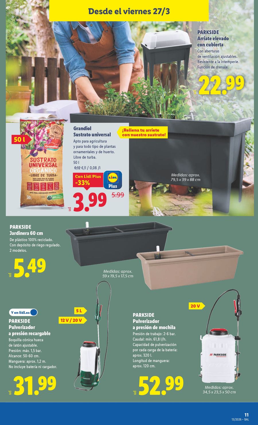 Lidl Spain offers from 23 to 29 March 2026 Bazaar Deals