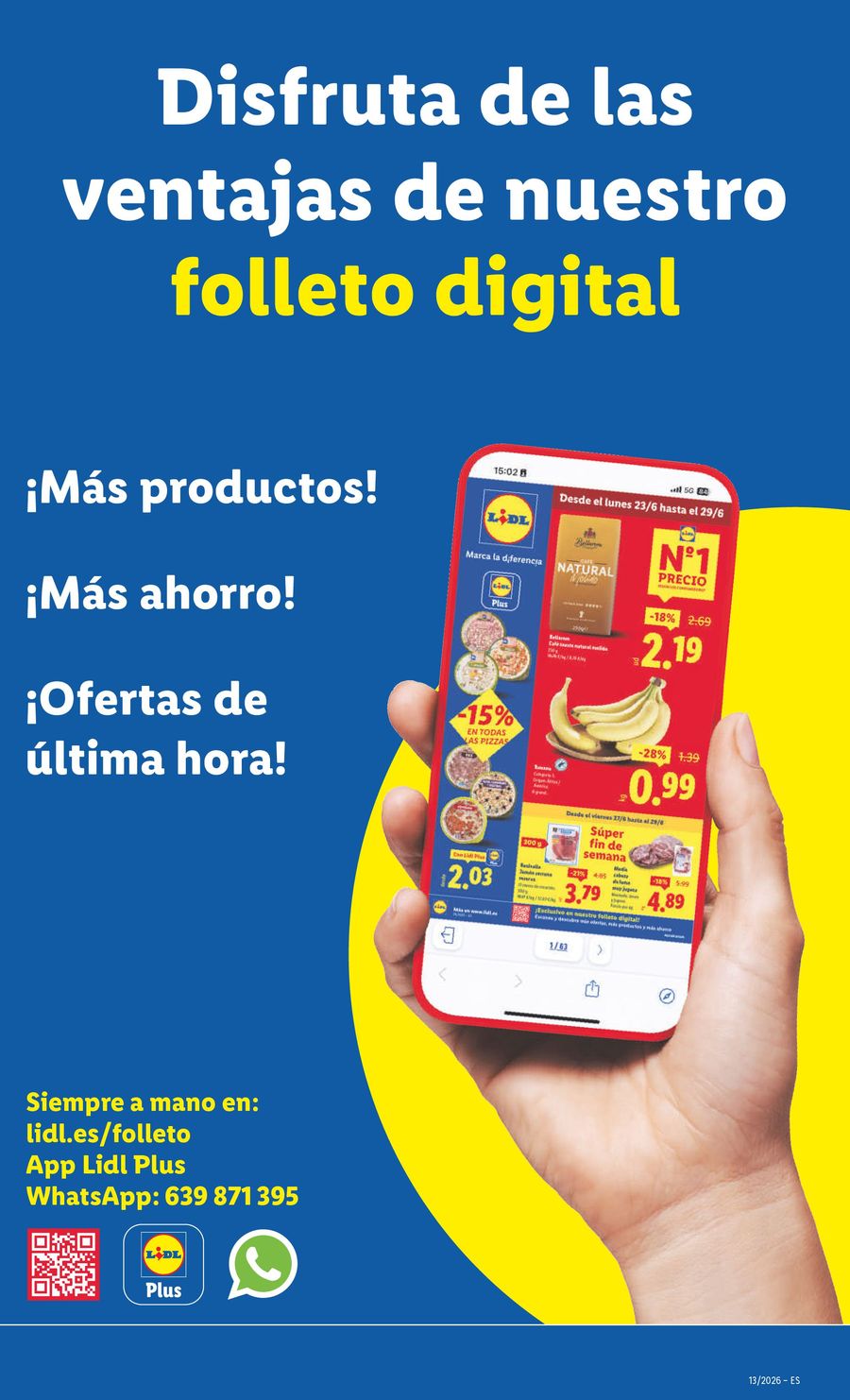Lidl Spain offers from 23 to 29 March 2026 Bazaar Deals