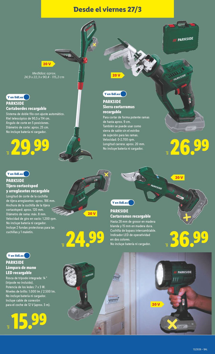 Lidl Spain offers from 23 to 29 March 2026 Bazaar Deals