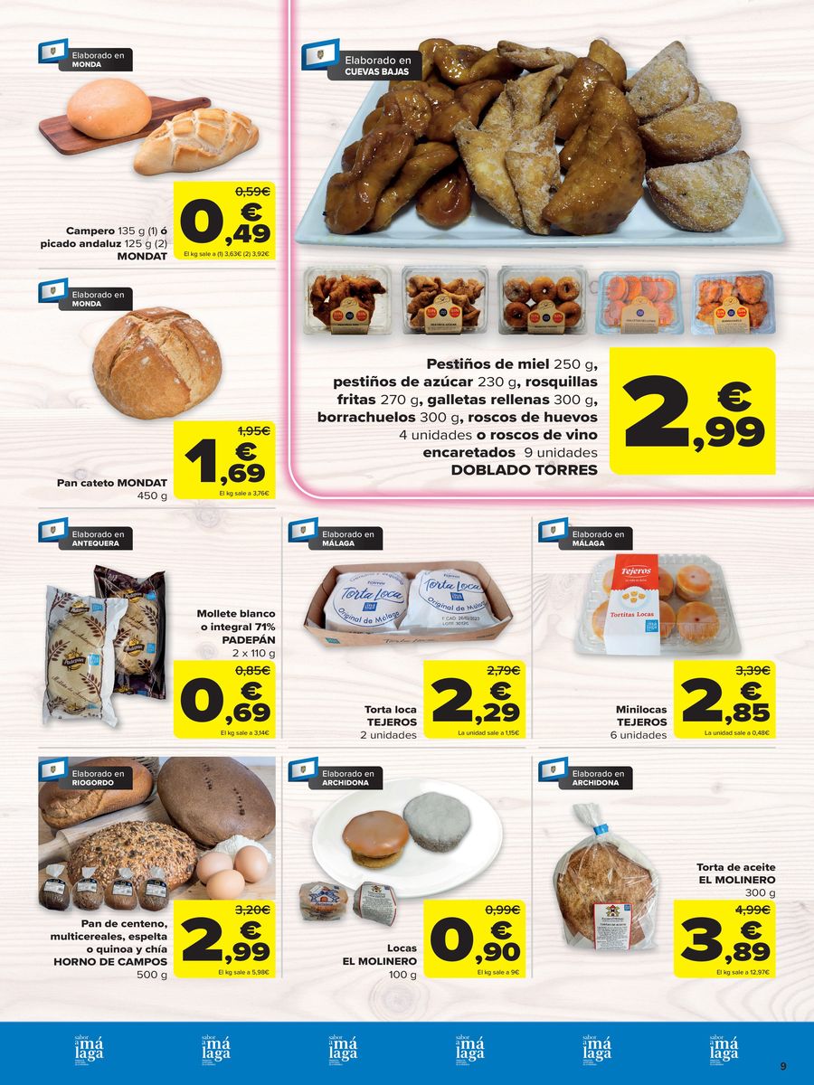 Ofertas de Carrefour España de 12 a 24 marzo 2026 SABOR A MÁLAGA