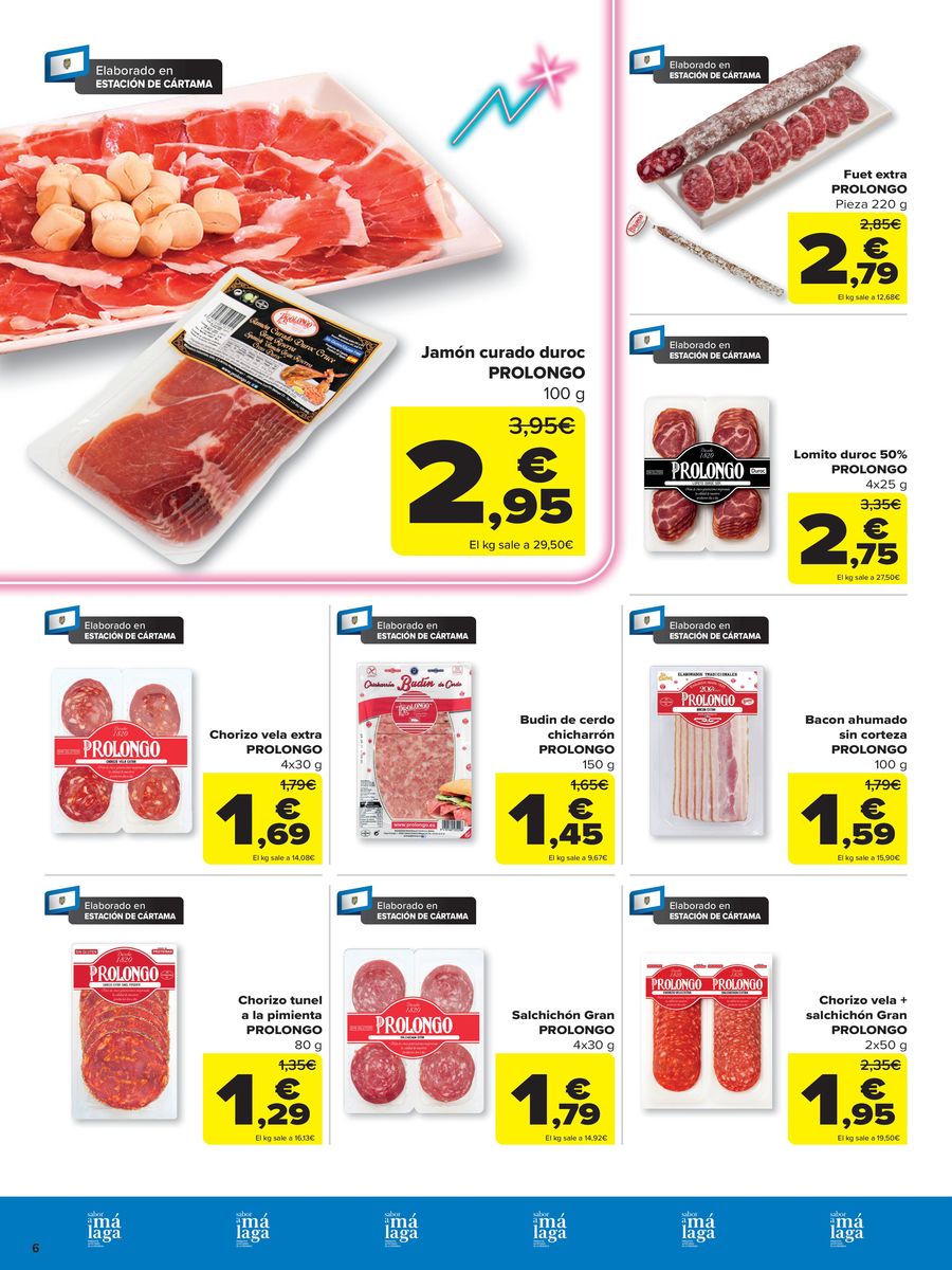 Ofertas de Carrefour España de 12 a 24 marzo 2026 SABOR A MÁLAGA