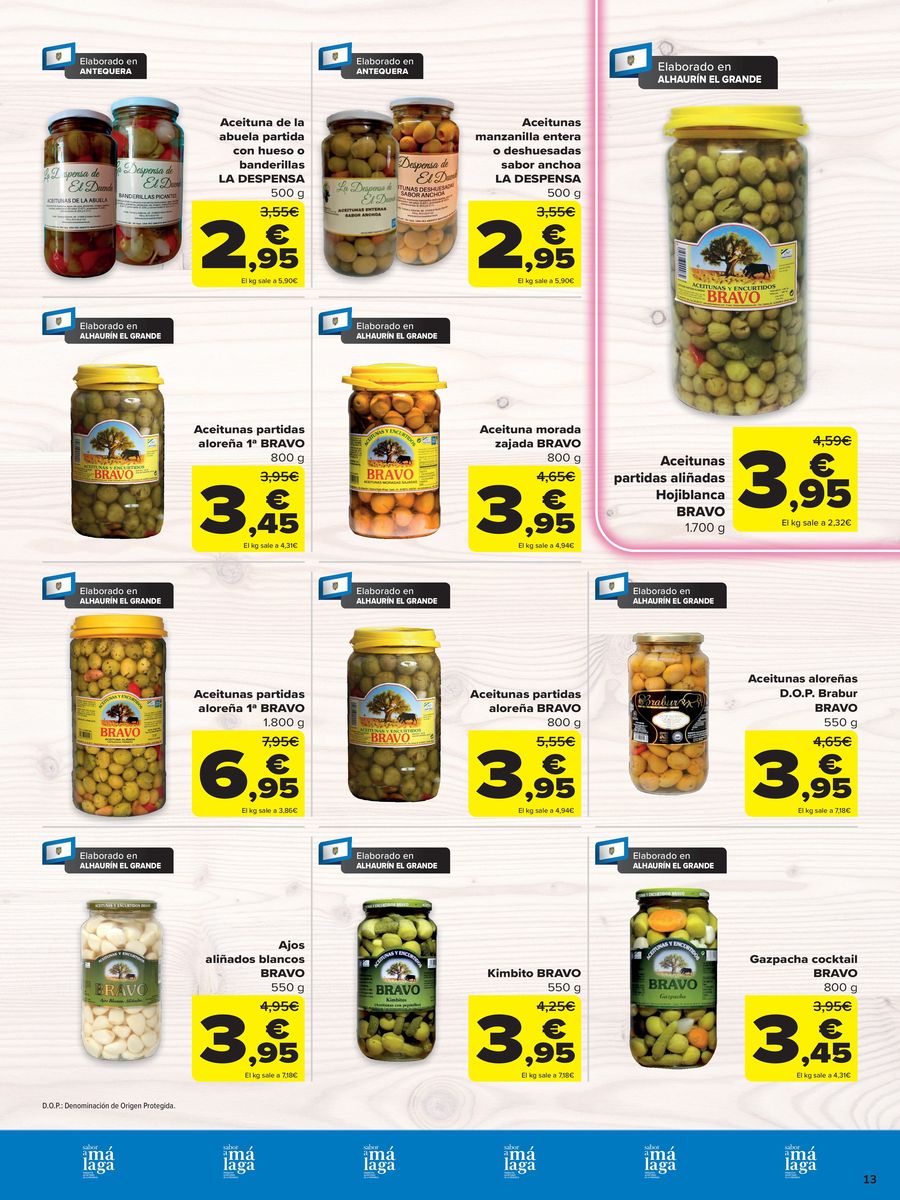 Ofertas de Carrefour España de 12 a 24 marzo 2026 SABOR A MÁLAGA