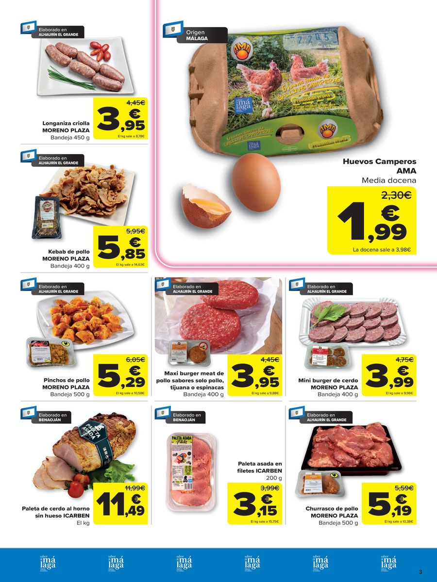 Ofertas de Carrefour España de 12 a 24 marzo 2026 SABOR A MÁLAGA