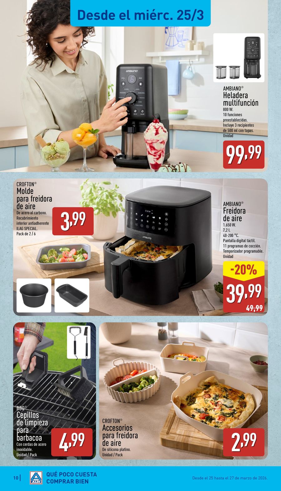 ALDI Spain offers from 23 to 29 March 2026 How little it costs to buy well!