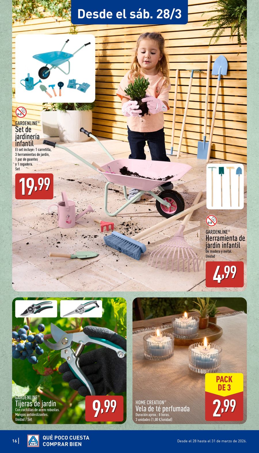 ALDI Spain offers from 23 to 29 March 2026 How little it costs to buy well!