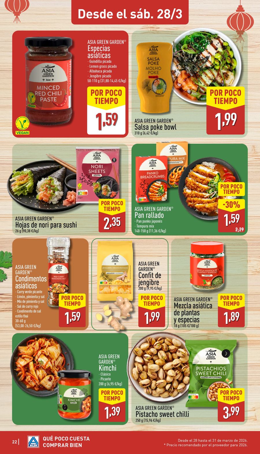 ALDI Spain offers from 23 to 29 March 2026 How little it costs to buy well!