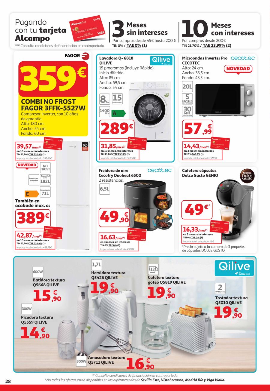 Ofertas de Alcampo España de 25 marzo a 6 abril 2026 2ª unidad -70%