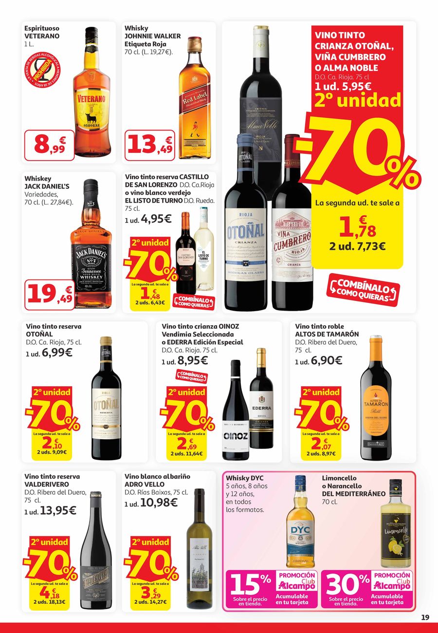 Ofertas de Alcampo España de 25 marzo a 6 abril 2026 2ª unidad -70%