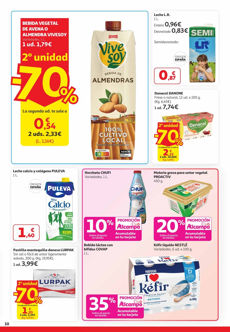 Ofertas de Alcampo España de 25 marzo a 6 abril 2026 2ª unidad -70%