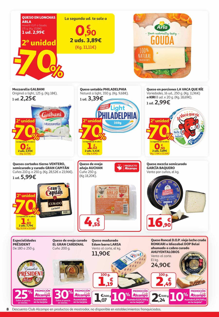 Ofertas de Alcampo España de 25 marzo a 6 abril 2026 2ª unidad -70%
