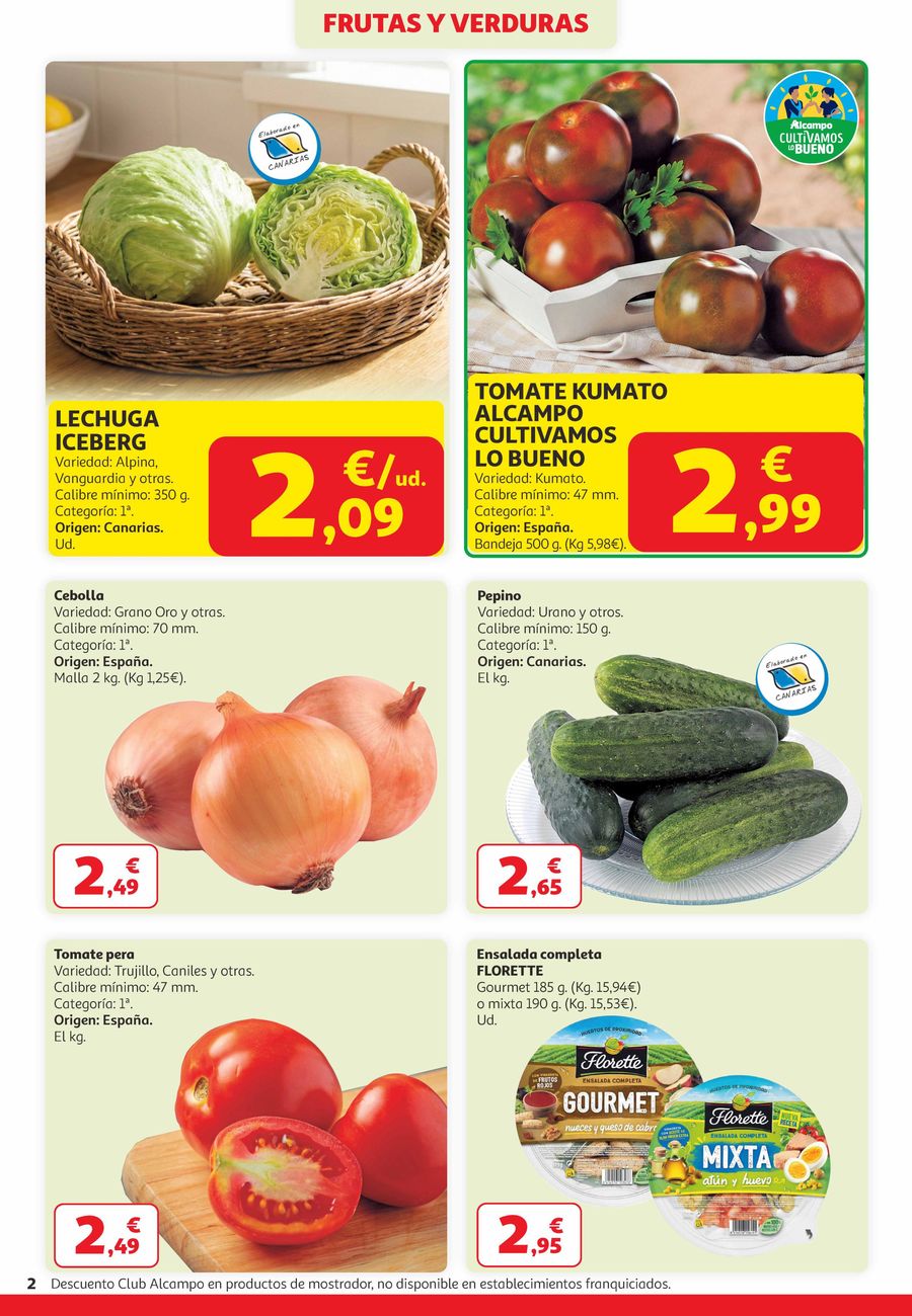Ofertas de Alcampo España de 25 marzo a 6 abril 2026 2ª unidad -70%