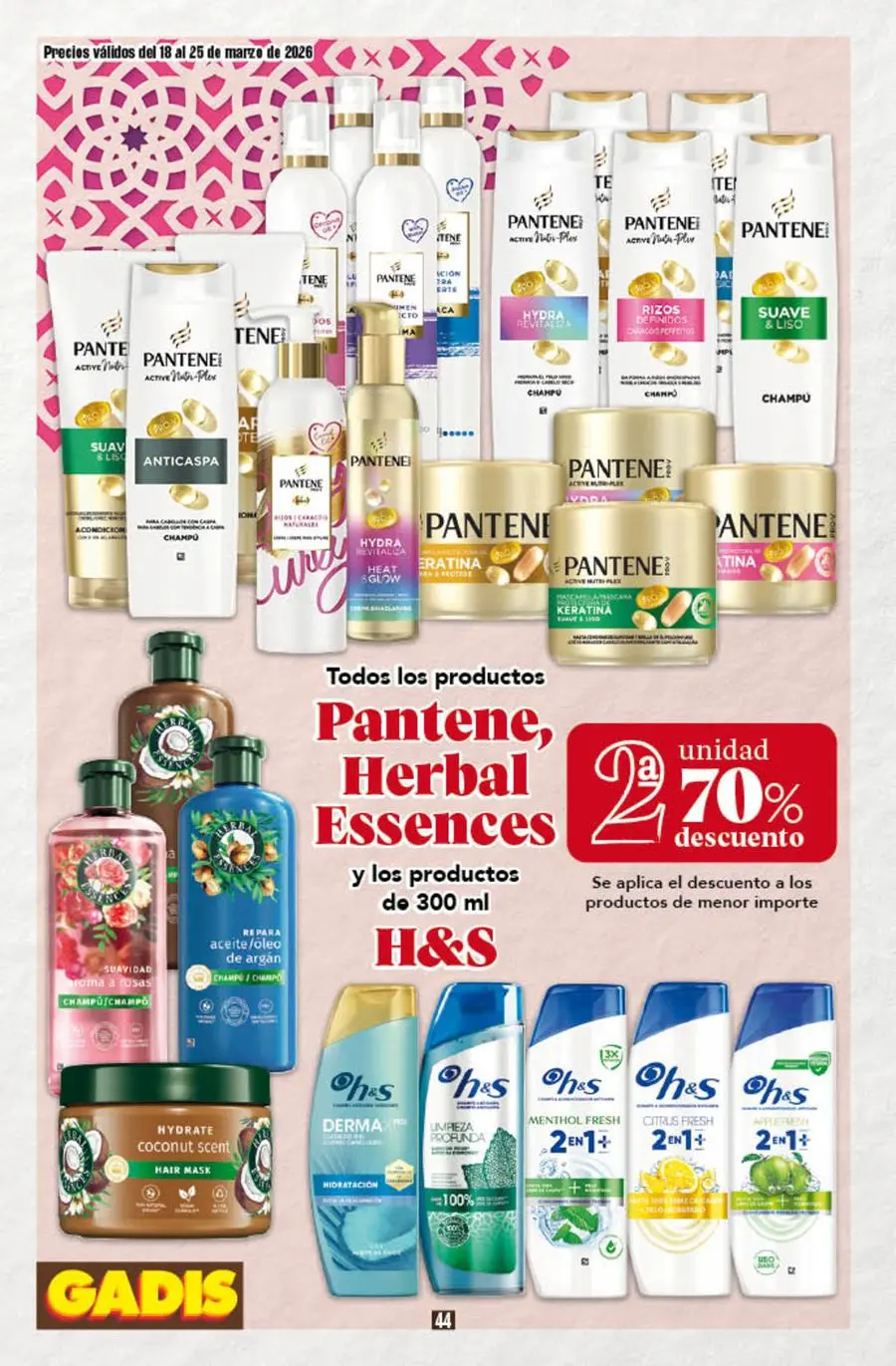 GADIS supermarket Spain offers from 18 to 25 March 2026 New prices