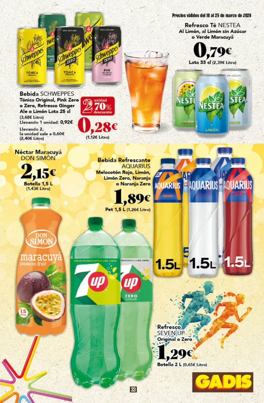 GADIS supermarket Spain offers from 18 to 25 March 2026 New prices