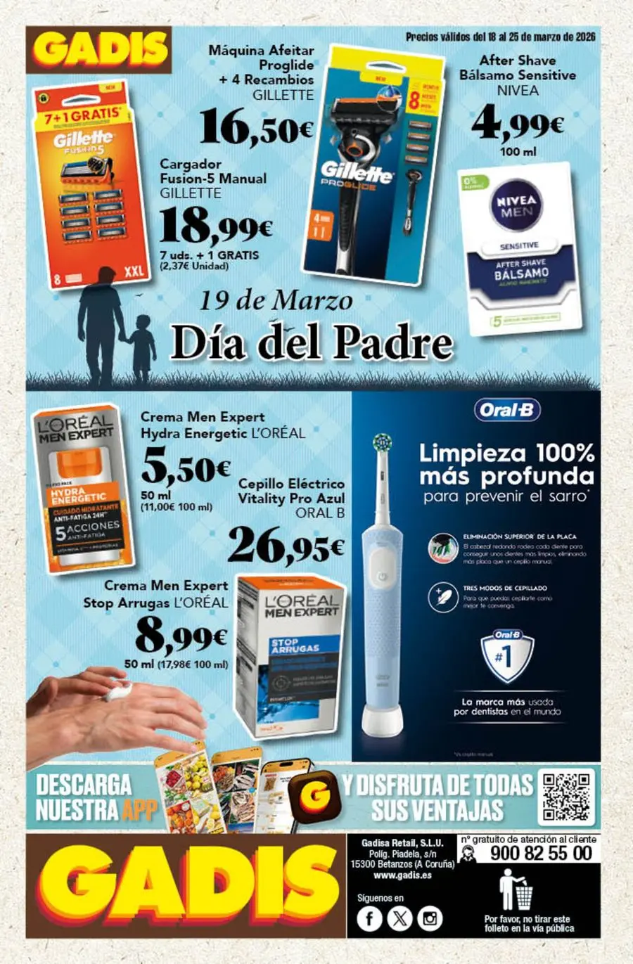 GADIS supermarket Spain offers from 18 to 25 March 2026 New prices