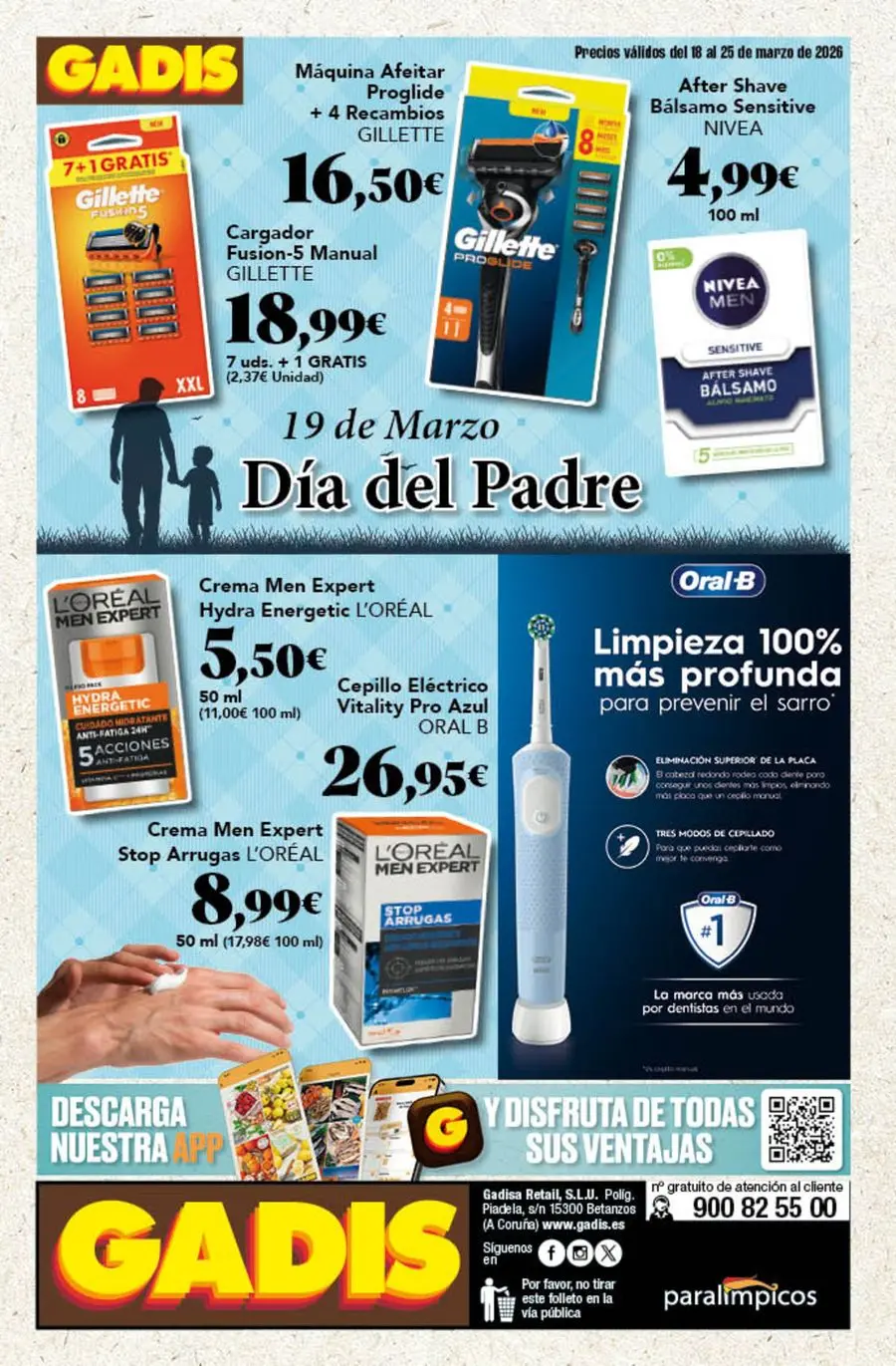 GADIS supermarket Spain offers from 18 to 25 March 2026 New prices