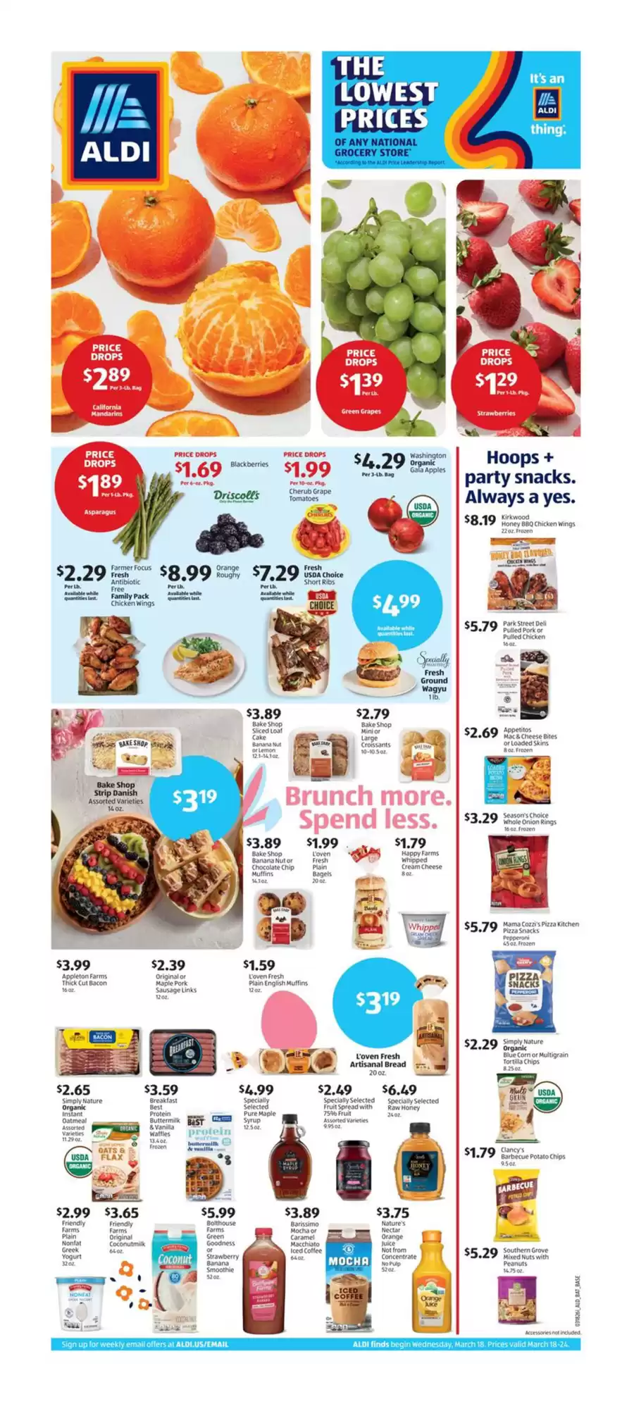 Offres ALDI États-Unis de 18 à 24 mars 2026 Offres hebdomadaires - ALDI - États-Unis - 18 mars 2026 – 24 mars 2026 - Page 1