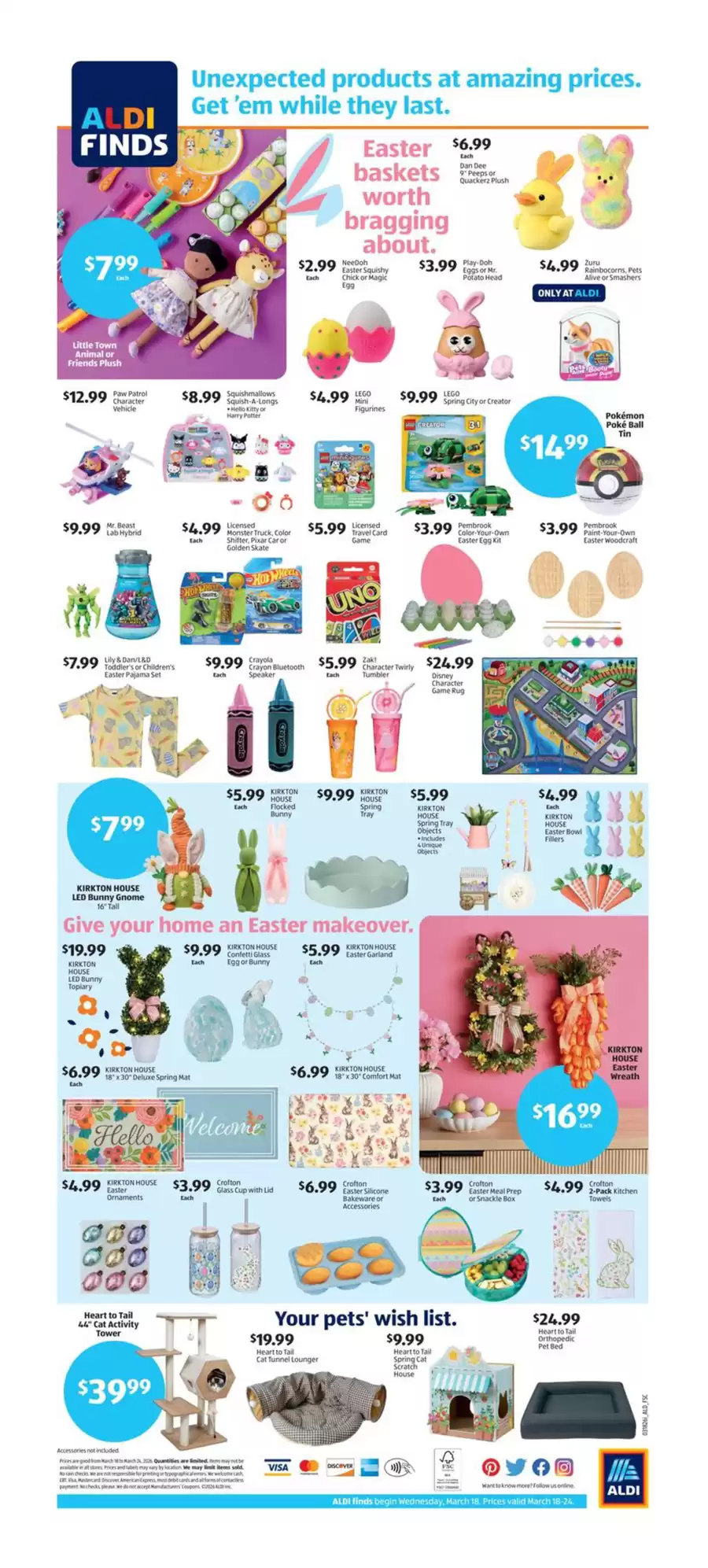 Ofertas de ALDI Estados Unidos de 18 a 24 marzo 2026 Ofertas semanales