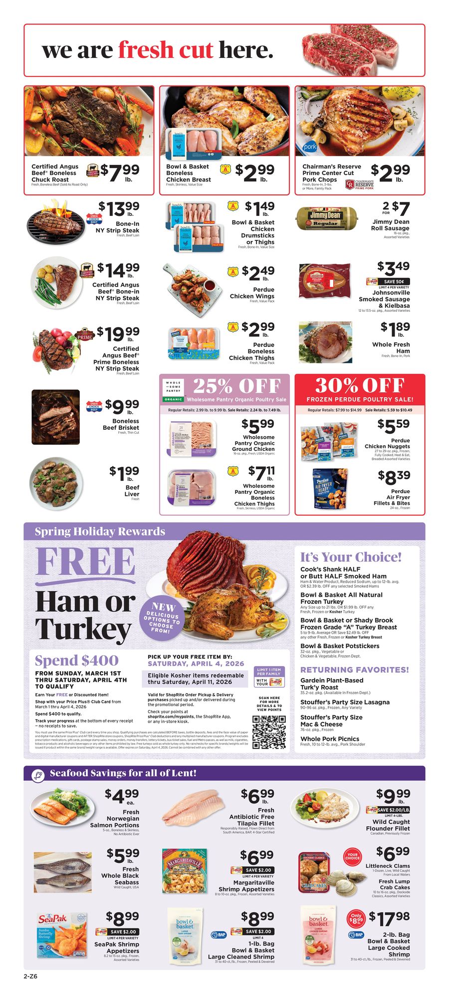 ShopRite USA offers from 19 to 28 March 2026 Exclusive bargains
