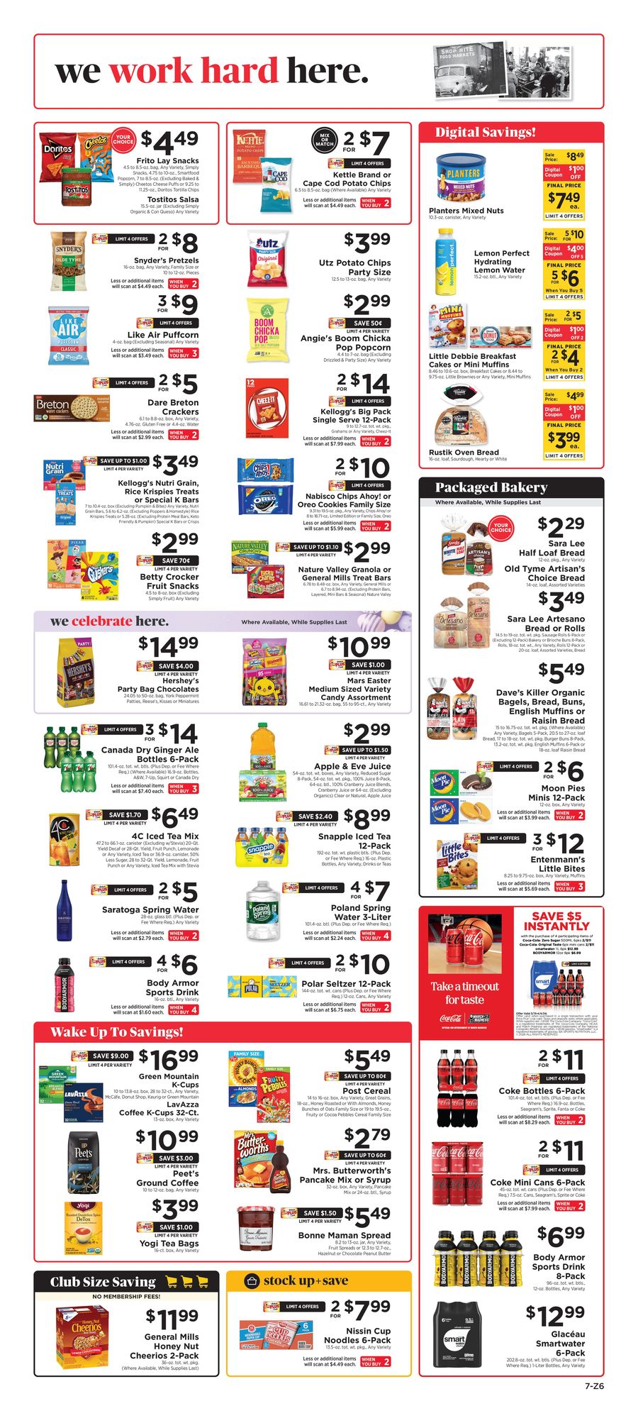 ShopRite USA offers from 19 to 28 March 2026 Exclusive bargains