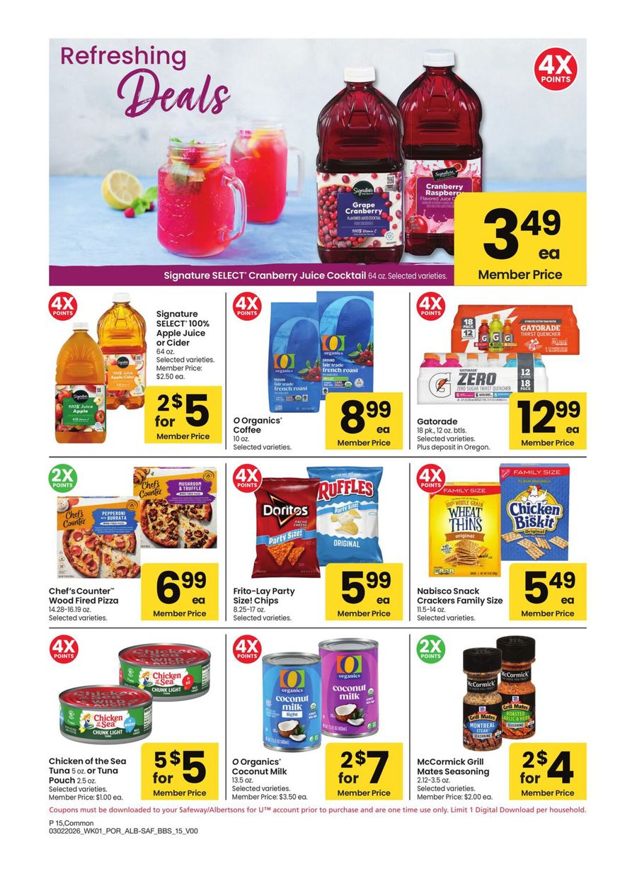 Albertsons USA offers from 2 to 29 March 2026 Exclusive bargains