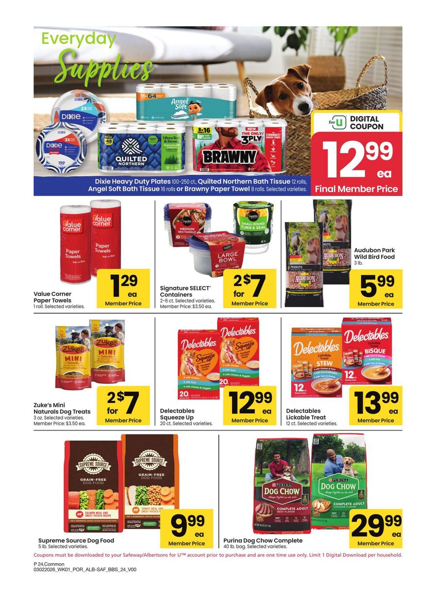 Albertsons USA offers from 2 to 29 March 2026 Exclusive bargains