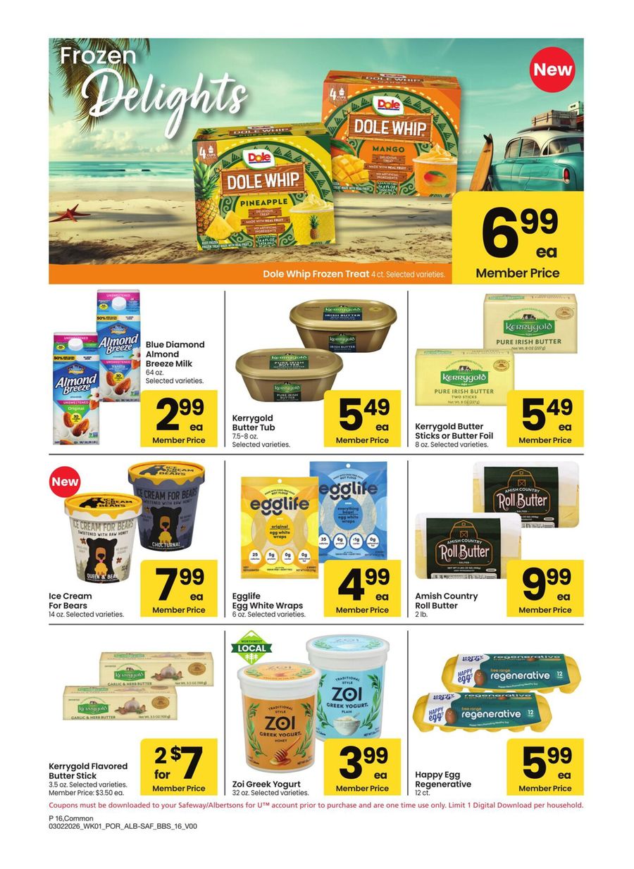 Albertsons USA offers from 2 to 29 March 2026 Exclusive bargains