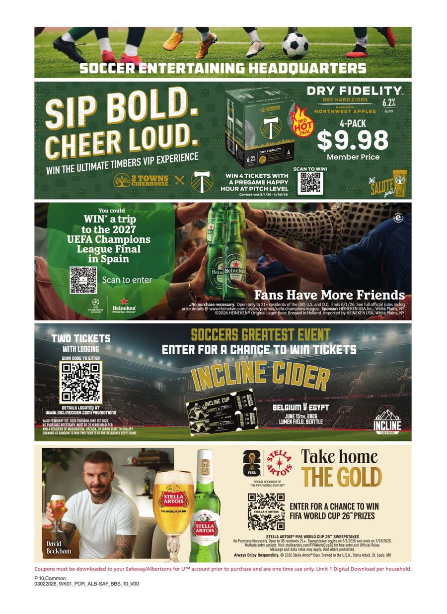 Albertsons USA offers from 2 to 29 March 2026 Exclusive bargains