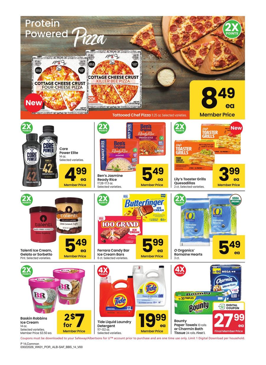 Albertsons USA offers from 2 to 29 March 2026 Exclusive bargains