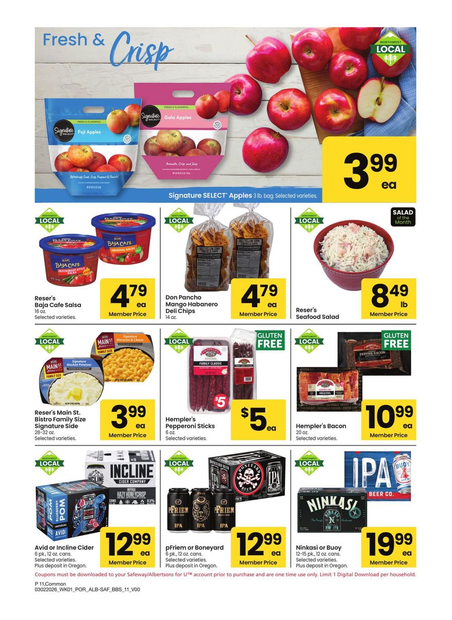 Albertsons USA offers from 2 to 29 March 2026 Exclusive bargains