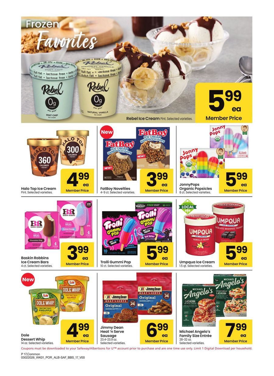 Albertsons USA offers from 2 to 29 March 2026 Exclusive bargains