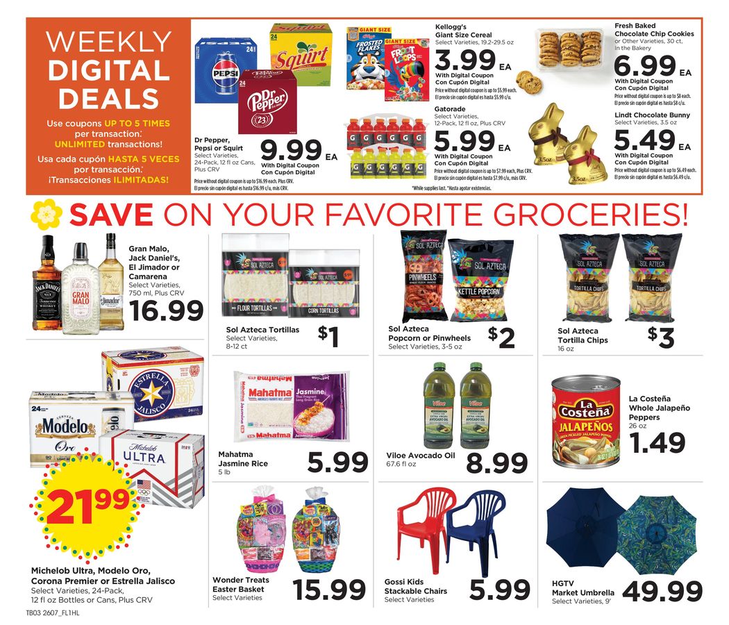 Offres Food 4 Less États-Unis de 18 à 24 mars 2026 Offres spéciales pour vous