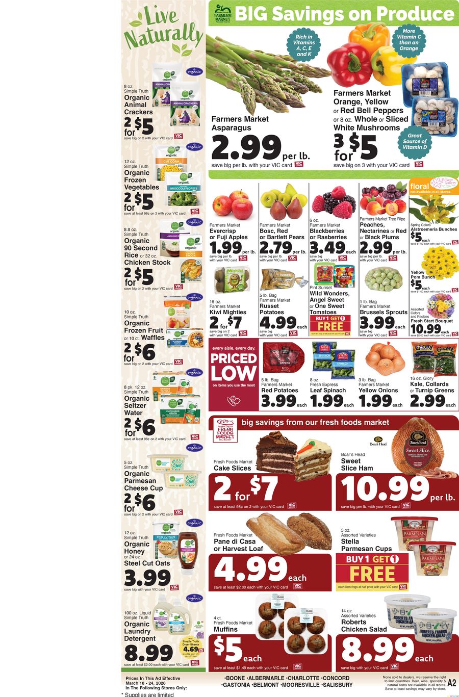 Offres Harris Teeter États-Unis de 18 à 24 mars 2026 Offre hebdomadaire