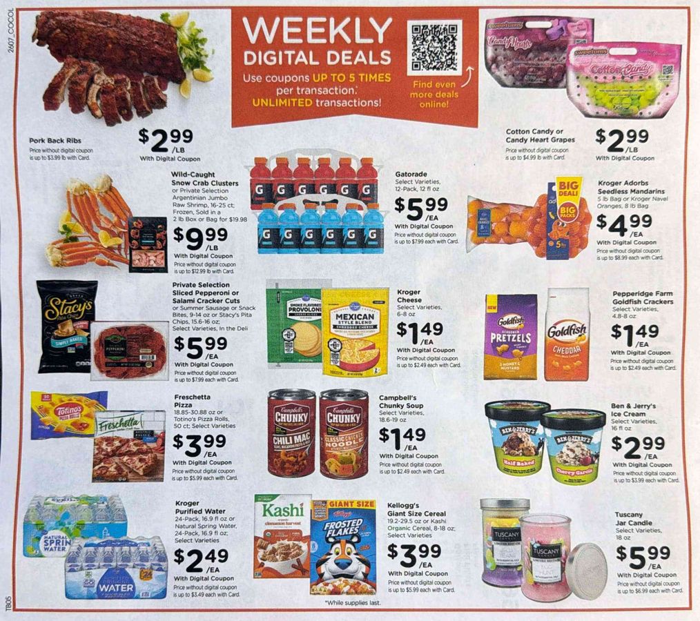 Offres Kroger États-Unis de 18 à 24 mars 2026 Offres hebdomadaires