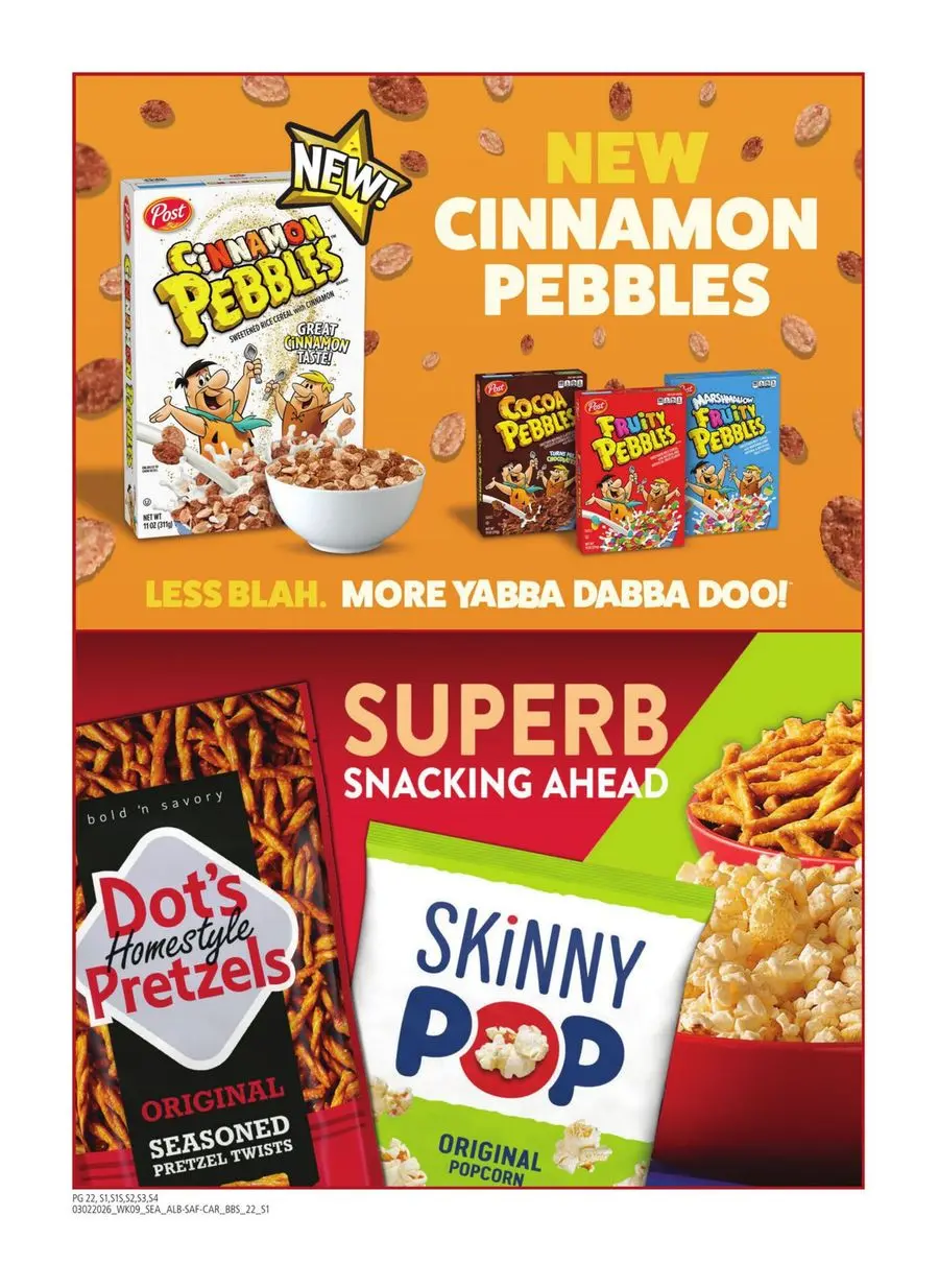 Offres Supermarché Safeway États-Unis de 2 à 22 mars 2026 Grand livre d'économies