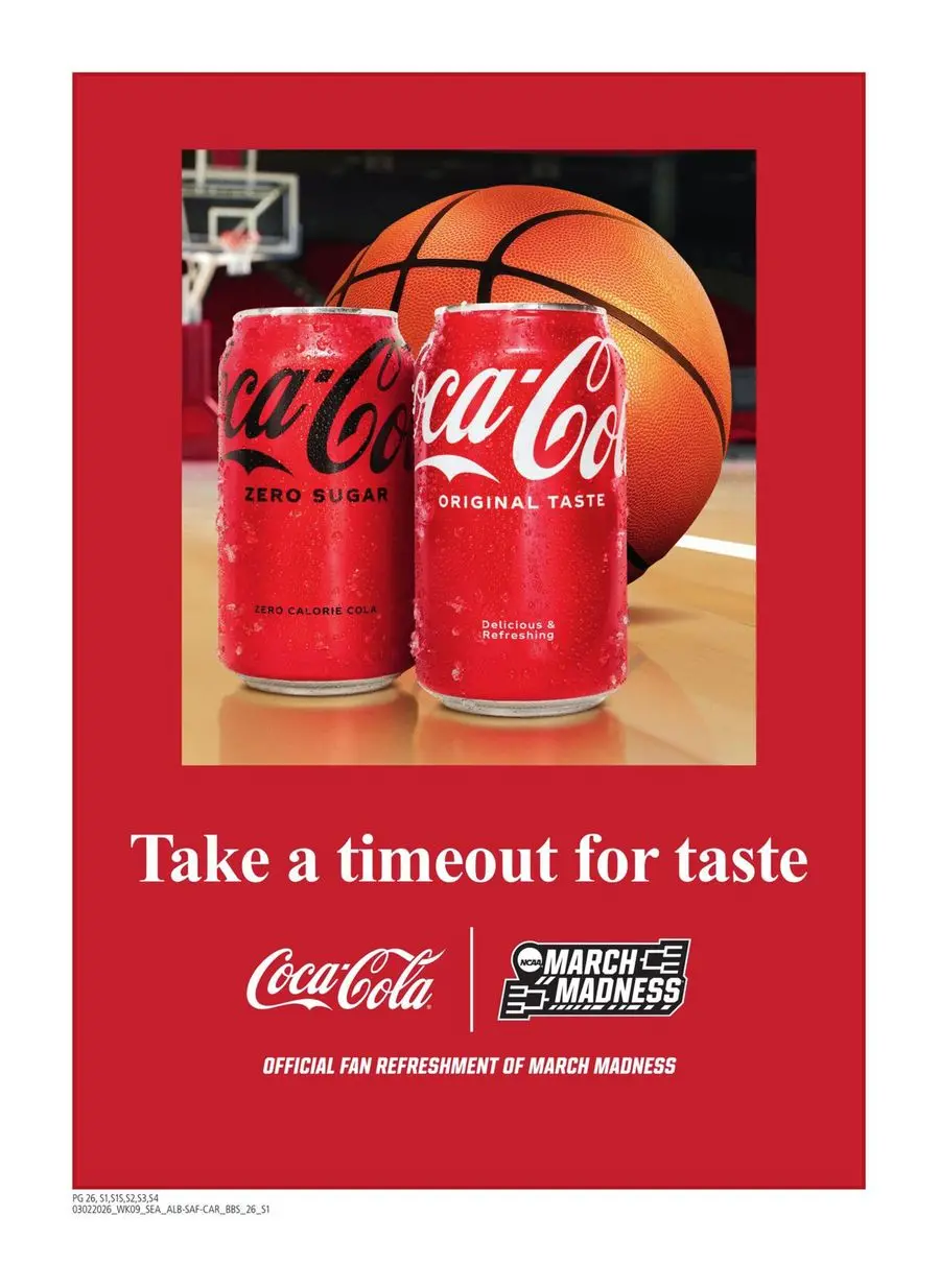 Offres Supermarché Safeway États-Unis de 2 à 22 mars 2026 Grand livre d'économies