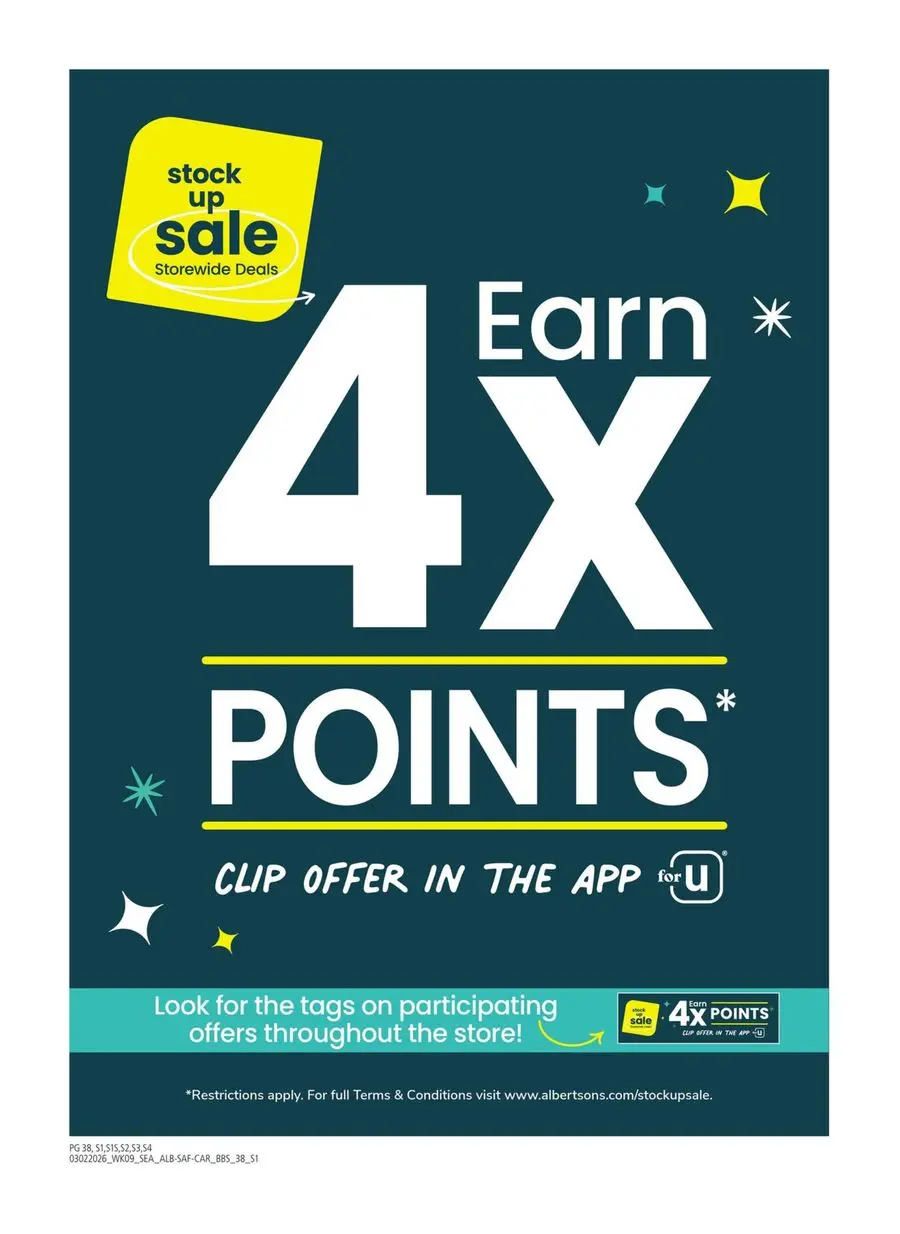 Offres Supermarché Safeway États-Unis de 2 à 22 mars 2026 Grand livre d'économies