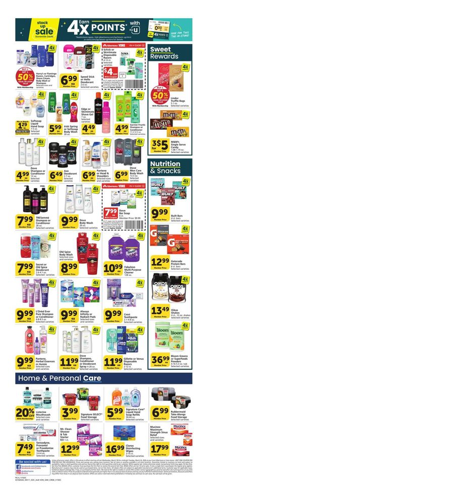 Vons Supermarket offers in SoCal from 18 to 24 March 2026 Weekly offers