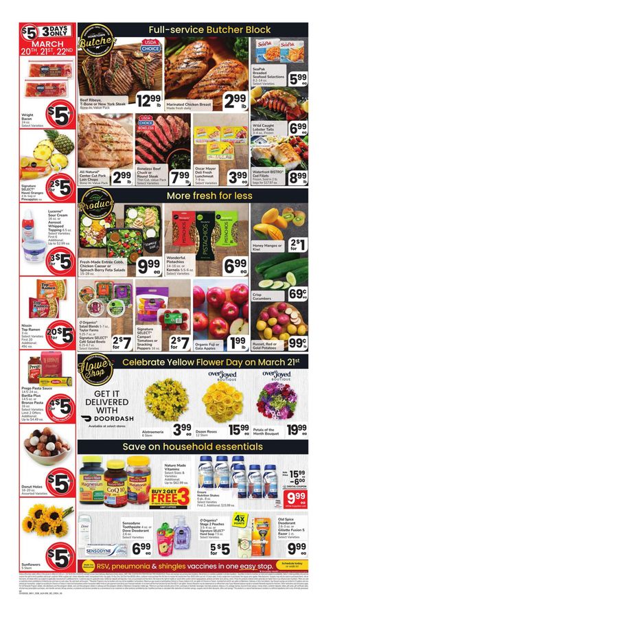 Vons Supermarket offers in NorCal, Southwest from 18 to 24 March 2026 Weekly offers